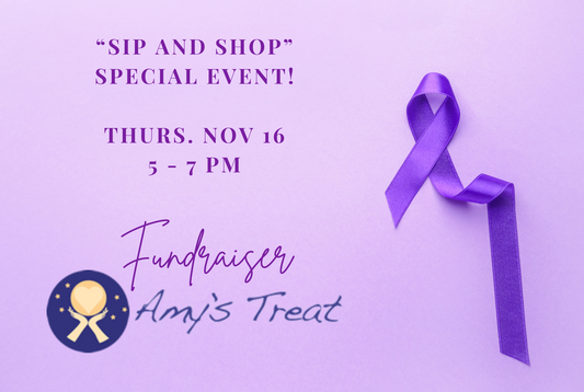 Special Event: Pancreatic Cancer Fundraiser and "Sip and Shop"
