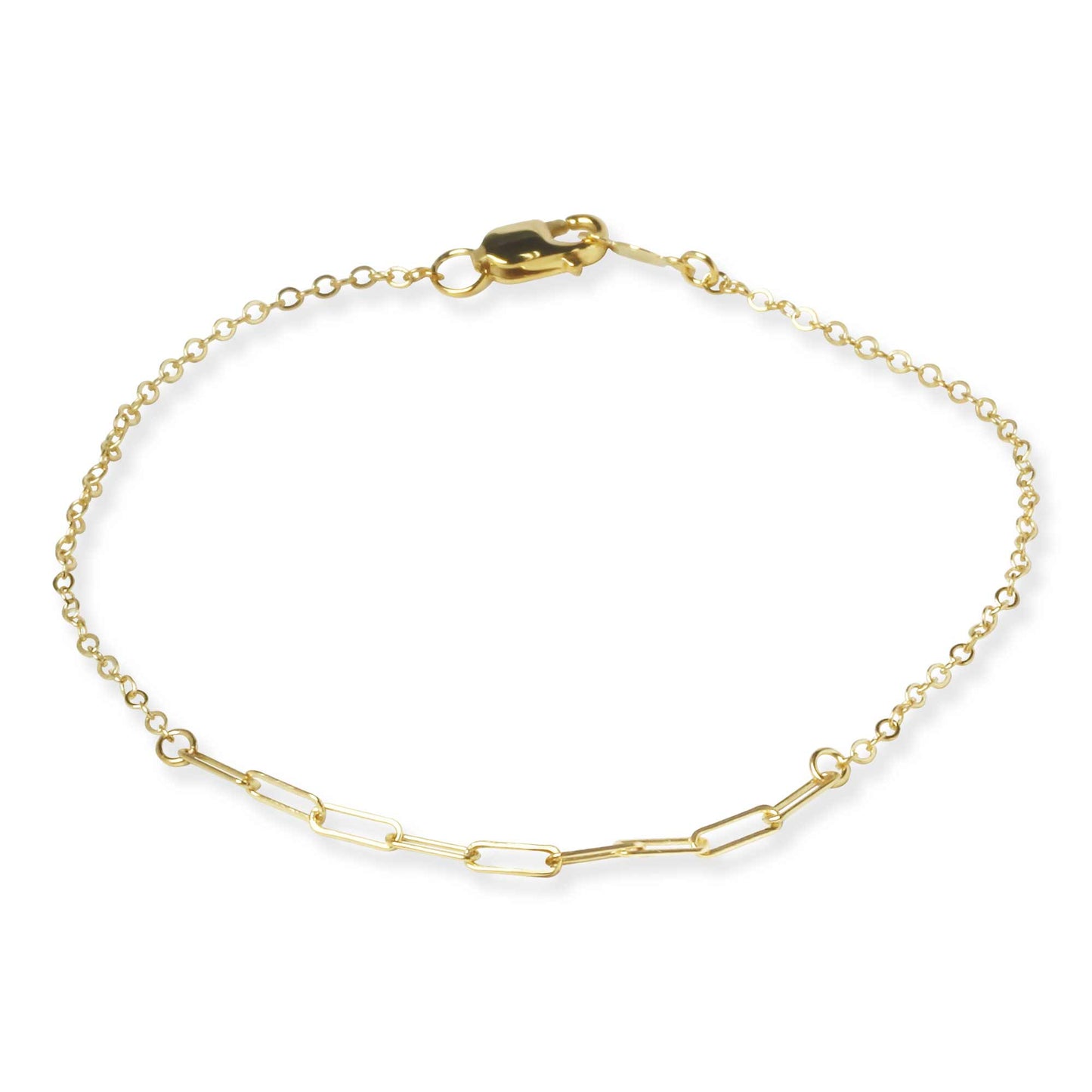 Cable w/Paperclip Bracelet
