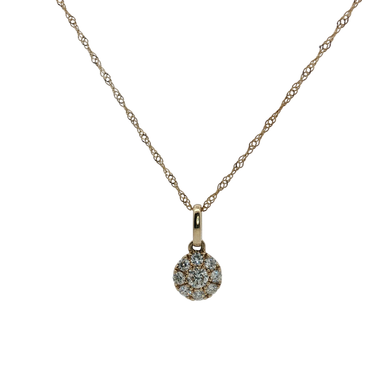Diamond Cluster Pendant