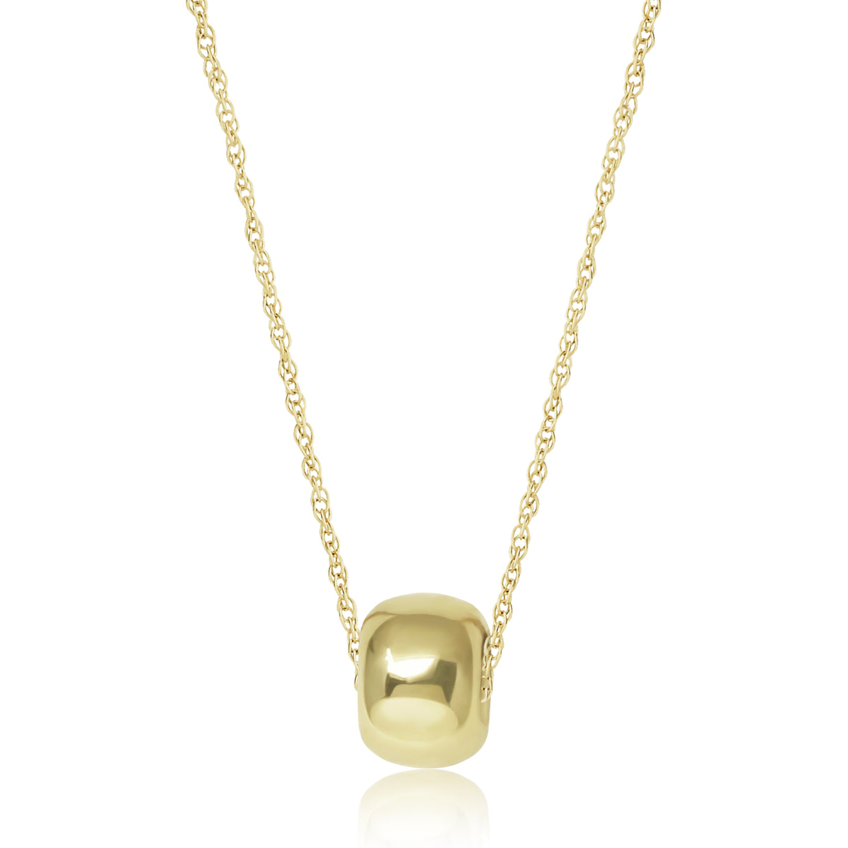 Plain Rondelle Pendant