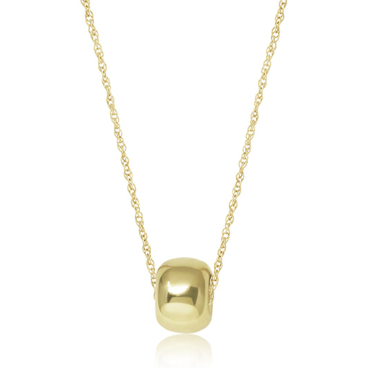 Plain Rondelle Pendant