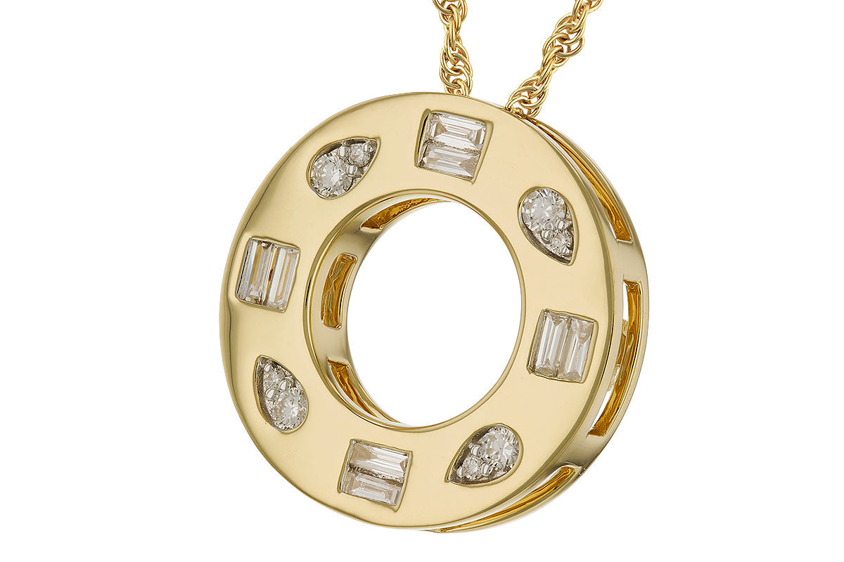 Circle Diamond Pendant