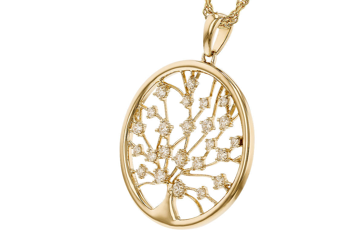 Tree of Life Diamond Pendant