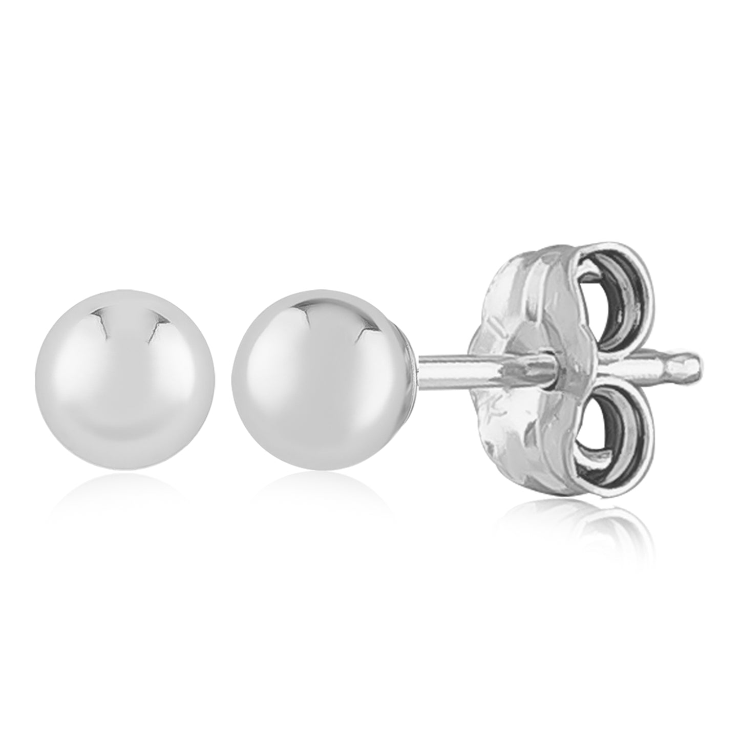 Sterling Silver Ball Stud Earings