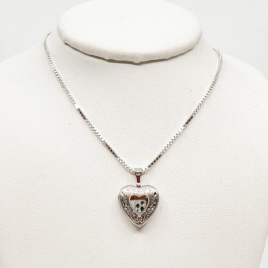 Silver Heart Locket