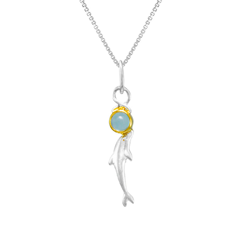 Playing Dolphin Pendant