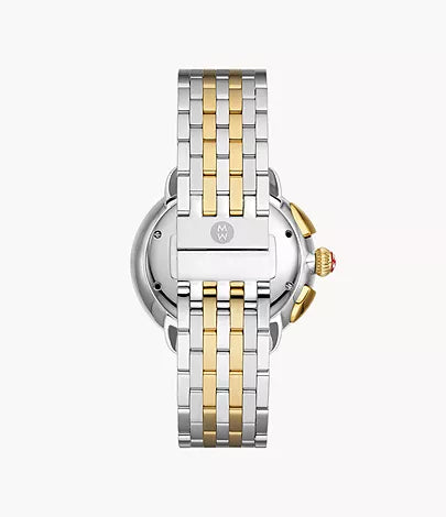 Serein Two-Tone 18K Gold-Plated Diamond Watch