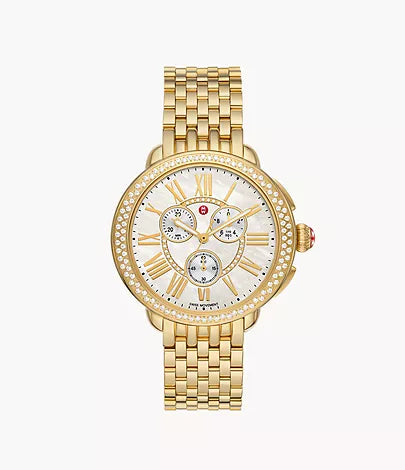 Serein 18K Gold-Plated Diamond Watch