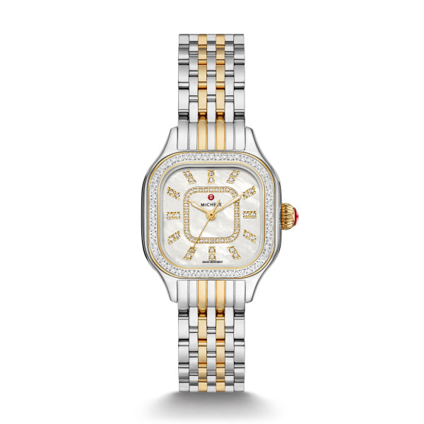 Meggie Two-Tone Diamond Stainless Steel Watch