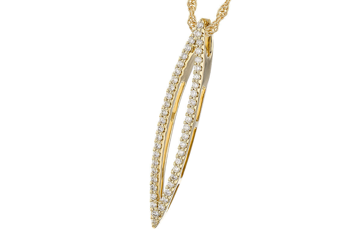 Pointed Diamond Necklace