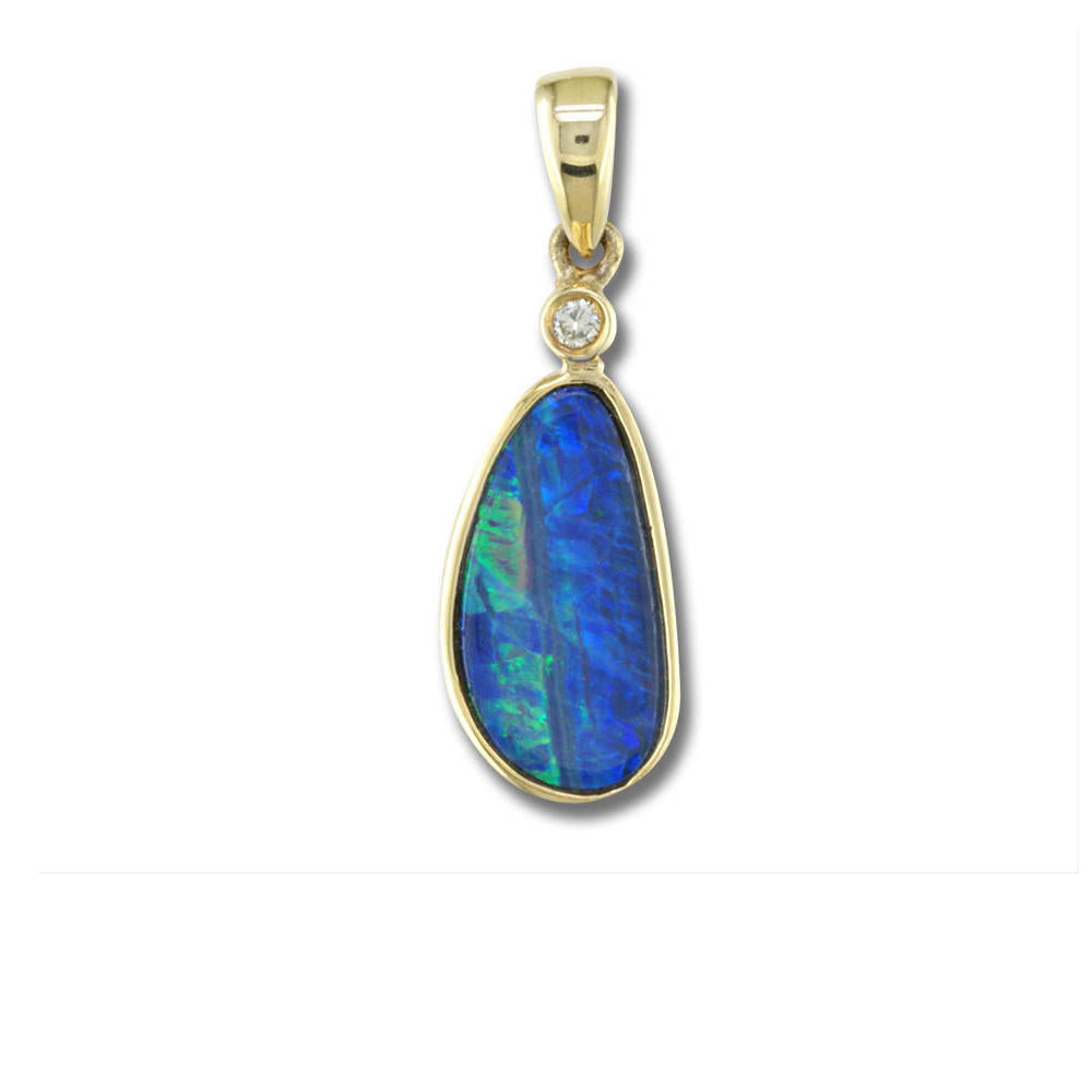 Australian Opal Doublet Pendant