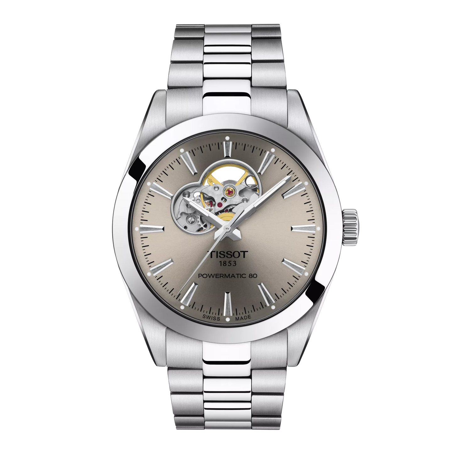 Image 3 of Tissot Gentleman Powermatic 80 Open Heart