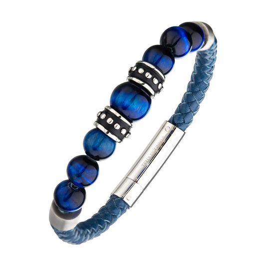 Leather Beaded Bracelet