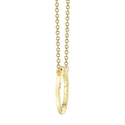 Circle Diamond Necklace