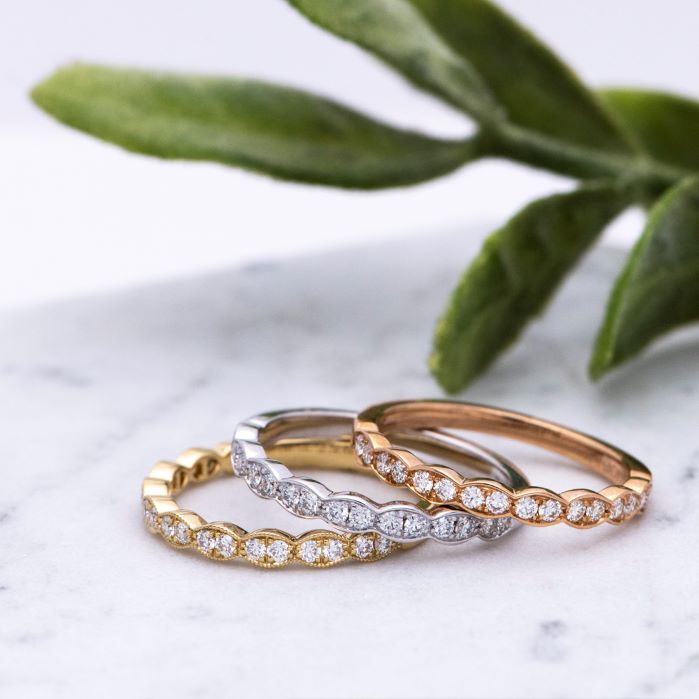 Lorelai Floral Diamond Band