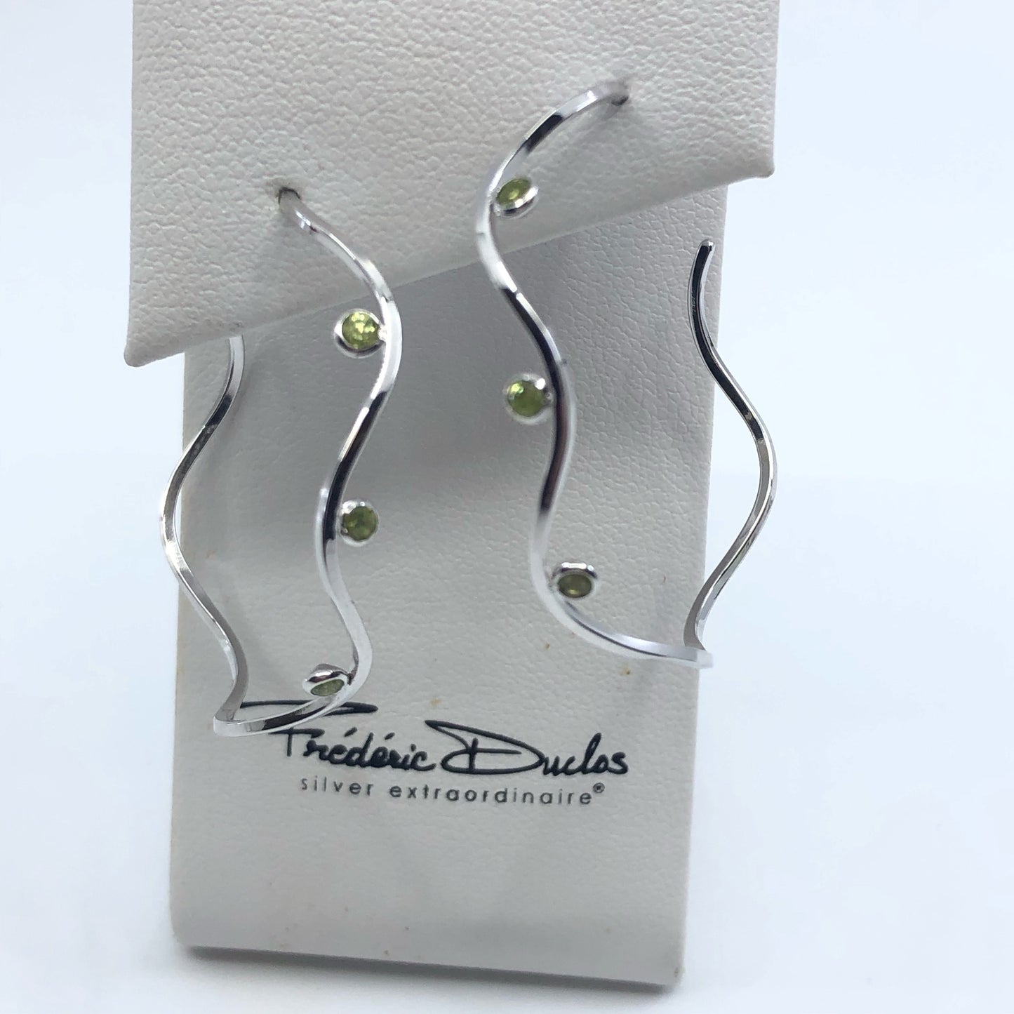 Peridot Hoops