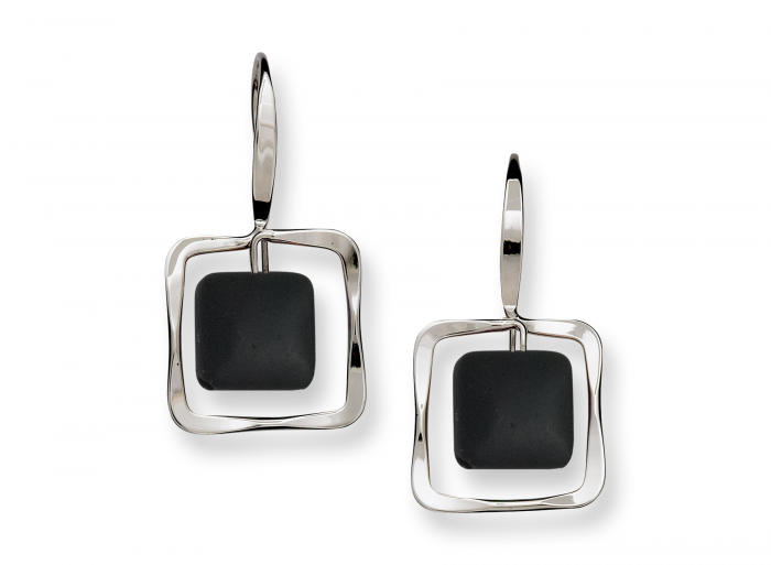 Zenith Black Onyx Earrings