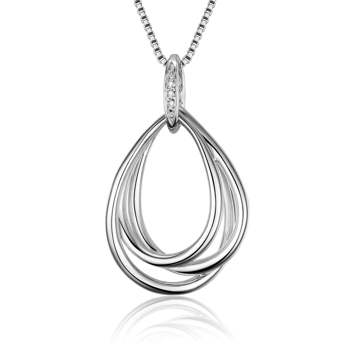 Multi Loop Diamond Pendant