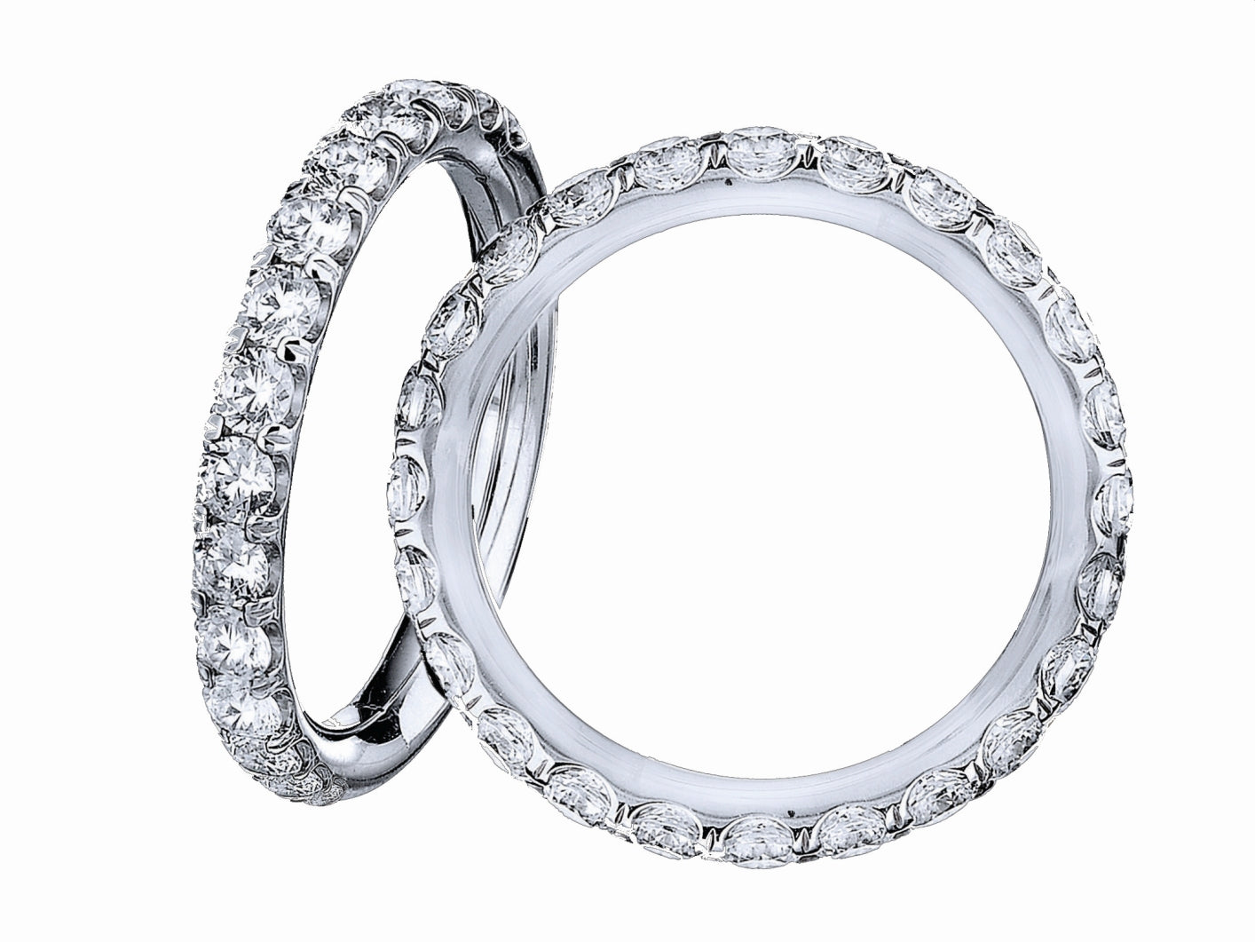 Spark Comfort Fit Diamond Band 0.15cttw/14KW