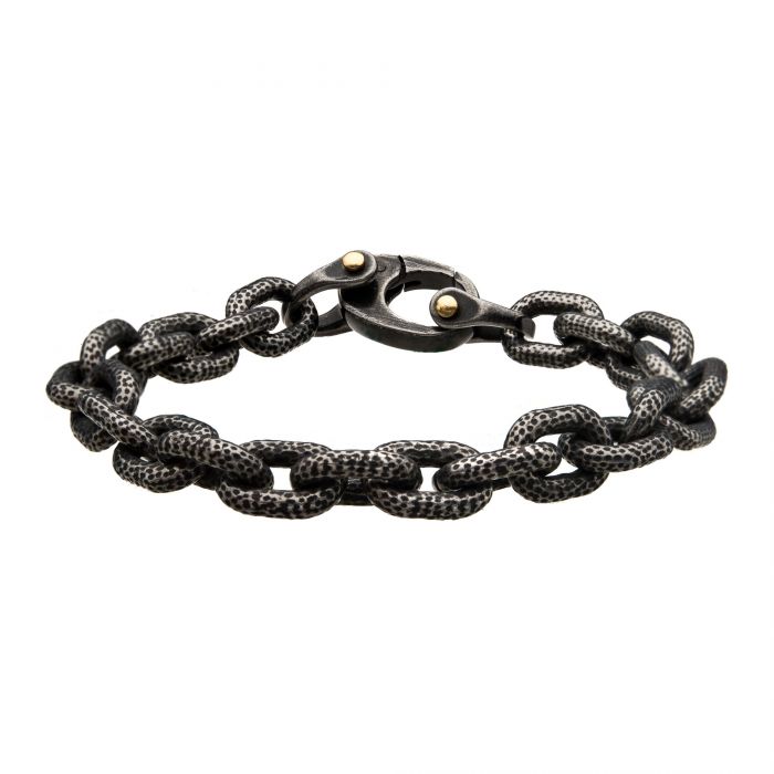 Antiqued Curblink Bracelet
