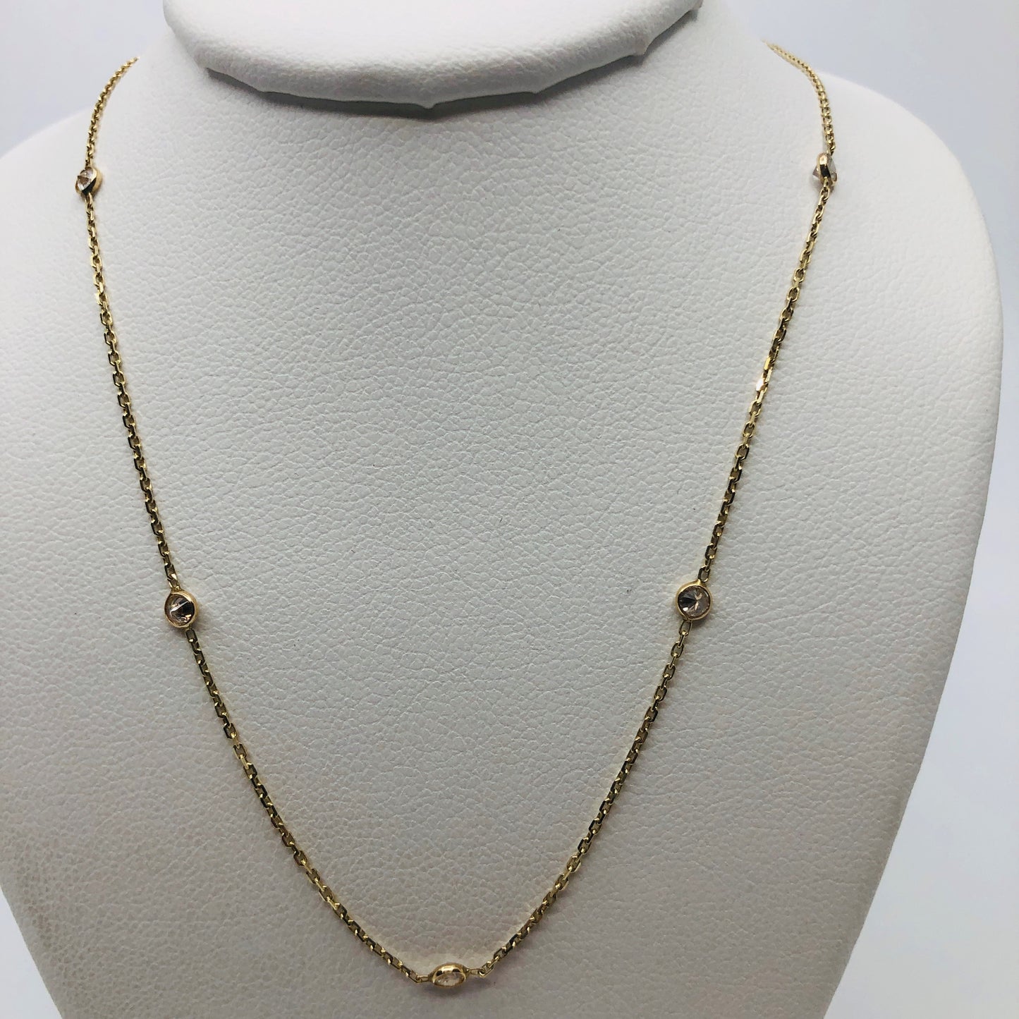 Diamond Station Necklace