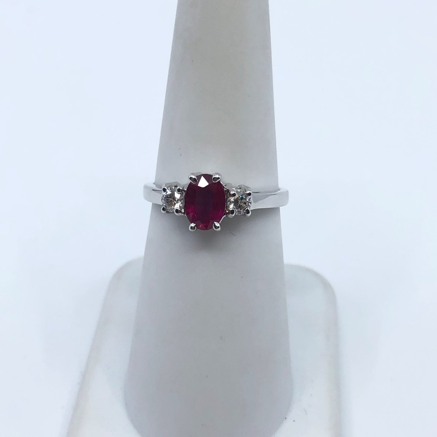 Oval Ruby Ring