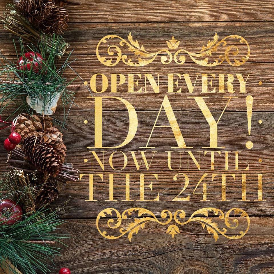 Holiday Hours 2018