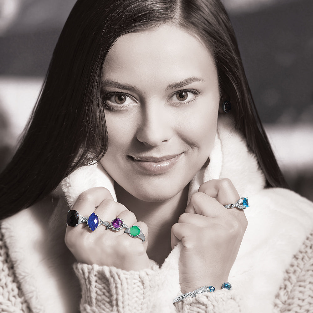 Silver Gemstone Jewelry