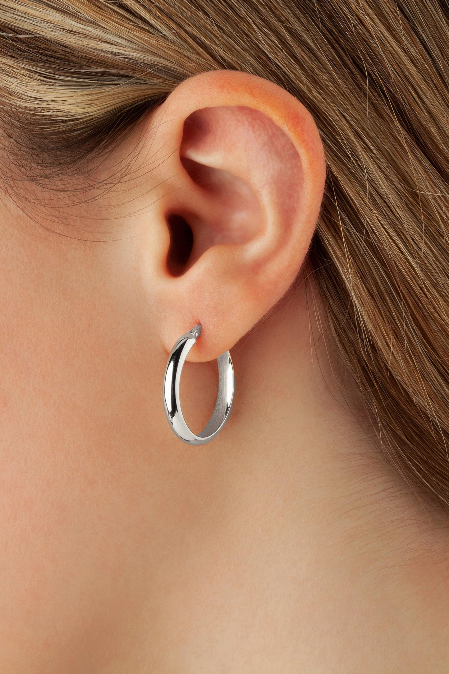 Oval Hoop Earrings