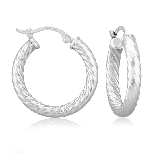 Twist Hoop Earrings