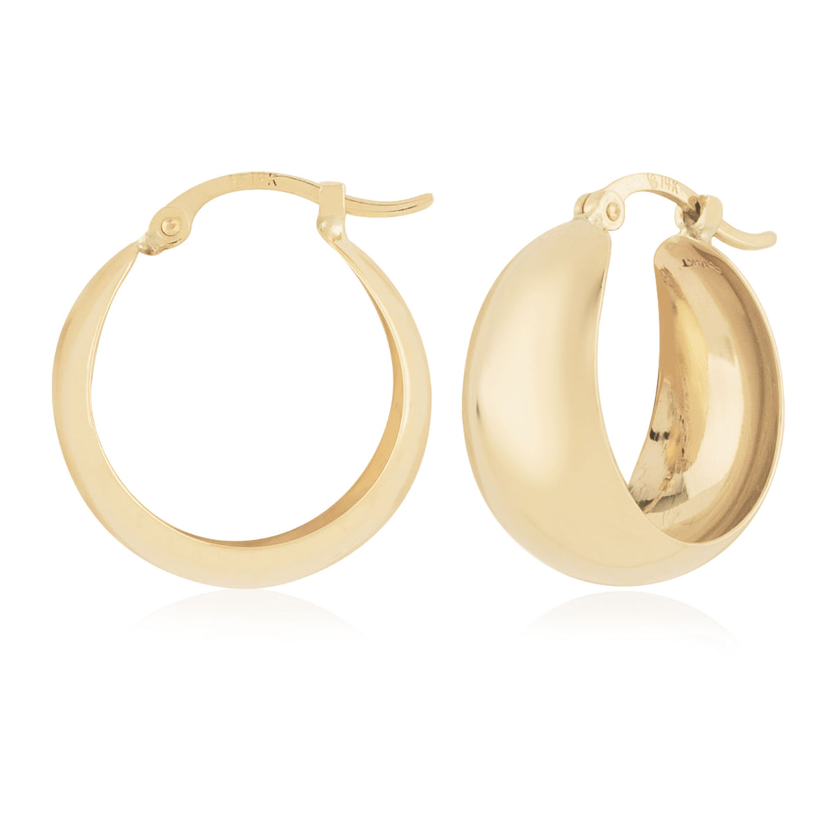 Small Oval Hoops