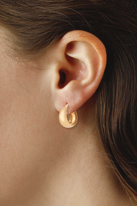Small Oval Hoops