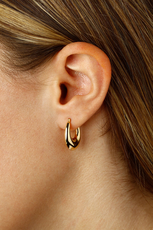 Polished Hoop Earrings