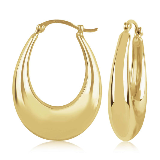 Polished Hoop Earrings