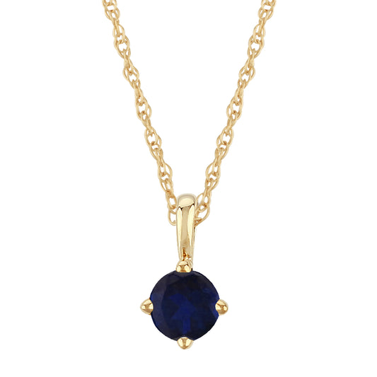 Blue Sapphire Necklace