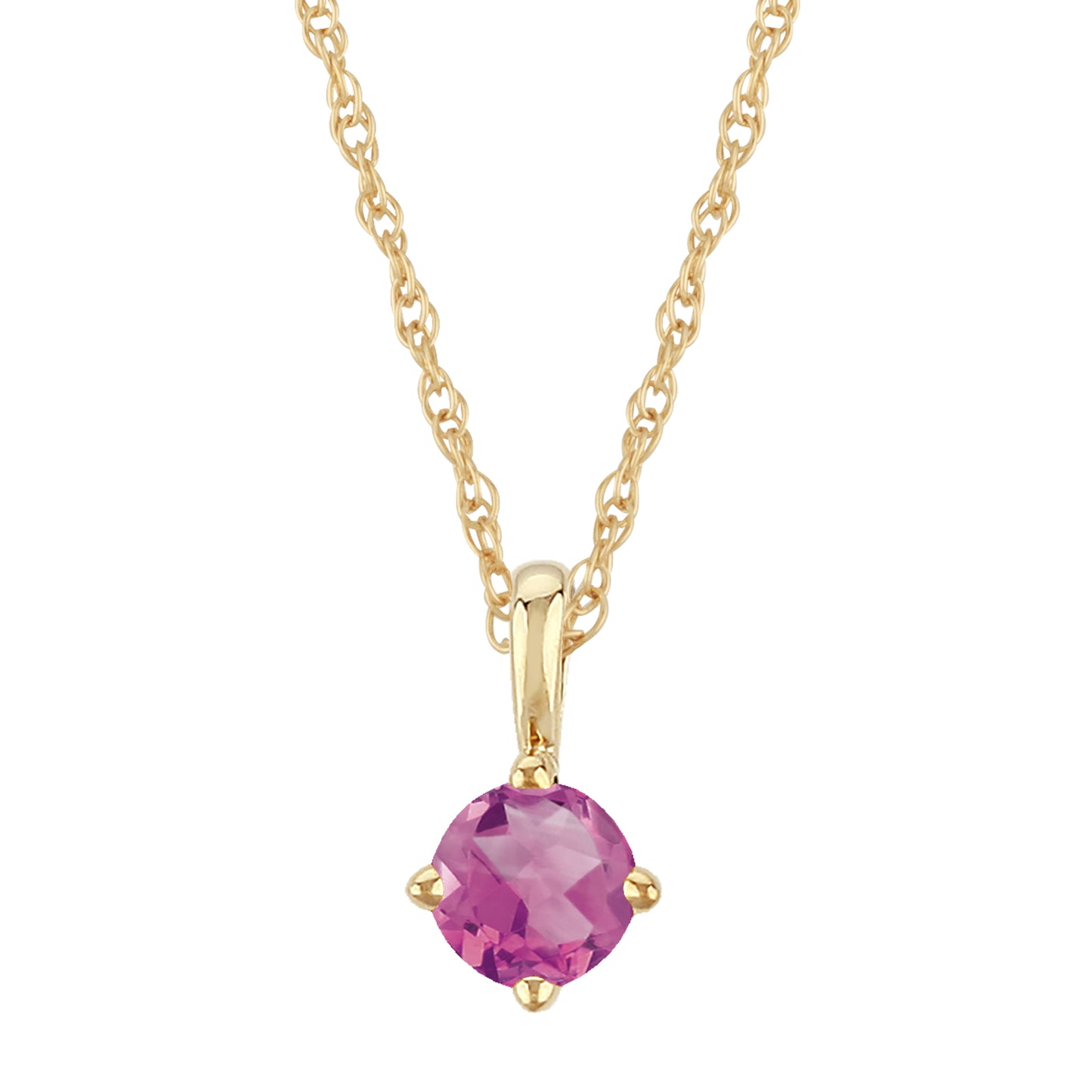 Pink Tourmaline Necklace