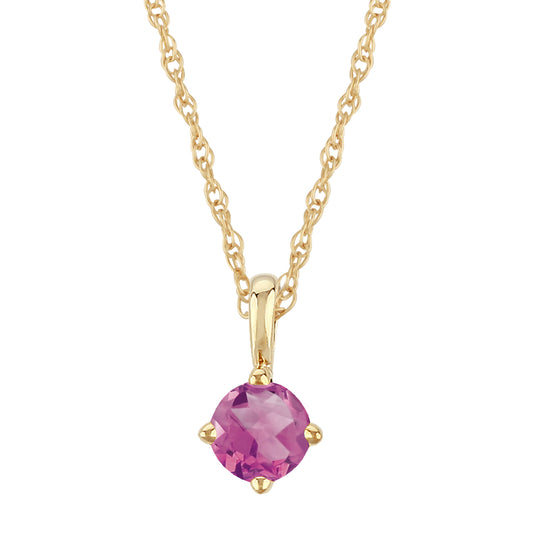Pink Tourmaline Necklace