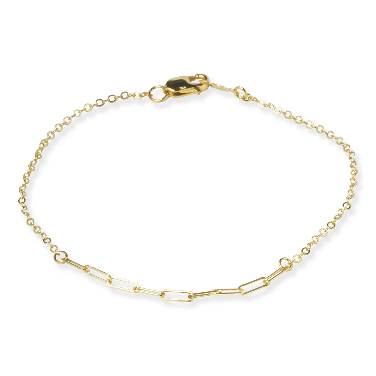 Cable w/Paperclip Bracelet