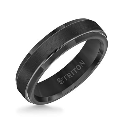 Step Edge Tungsten Carbide Band