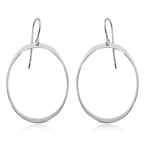 Oval Hoop Earrings