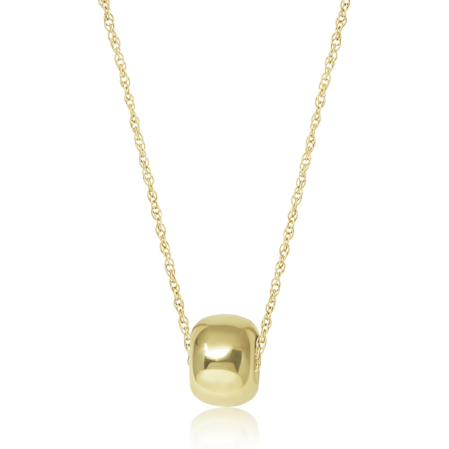 Plain Rondelle Pendant