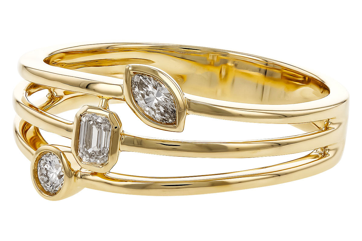 Alternating Diamond Ring