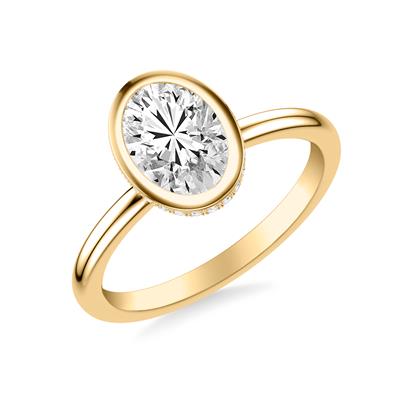 Oval Bezel Semi-Mount