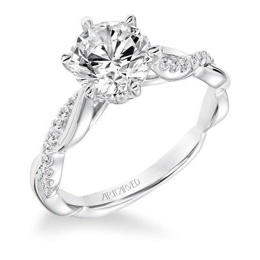 Artcarved Twisted Engagement Ring