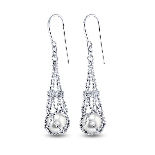 Shimmering Pearl Earrings