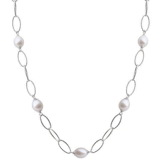 Pearl Station Necklace