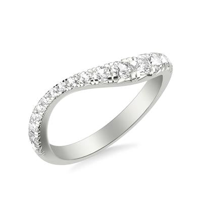 Curved Diamond Band