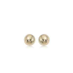 5mm Yellow Gold Ball Studs