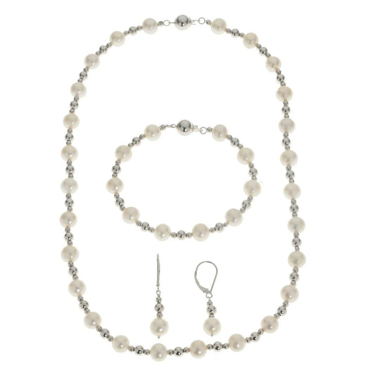 Sterling Silver Freshwater Pearl Set