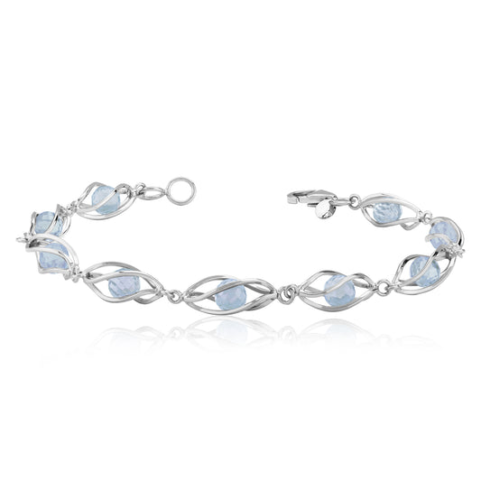 Baby Blue Topaz Bracelet